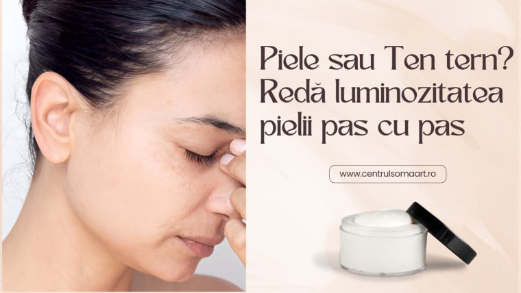Femeie cu piele terna aplicand crema – ghid pentru revitalizarea tenului